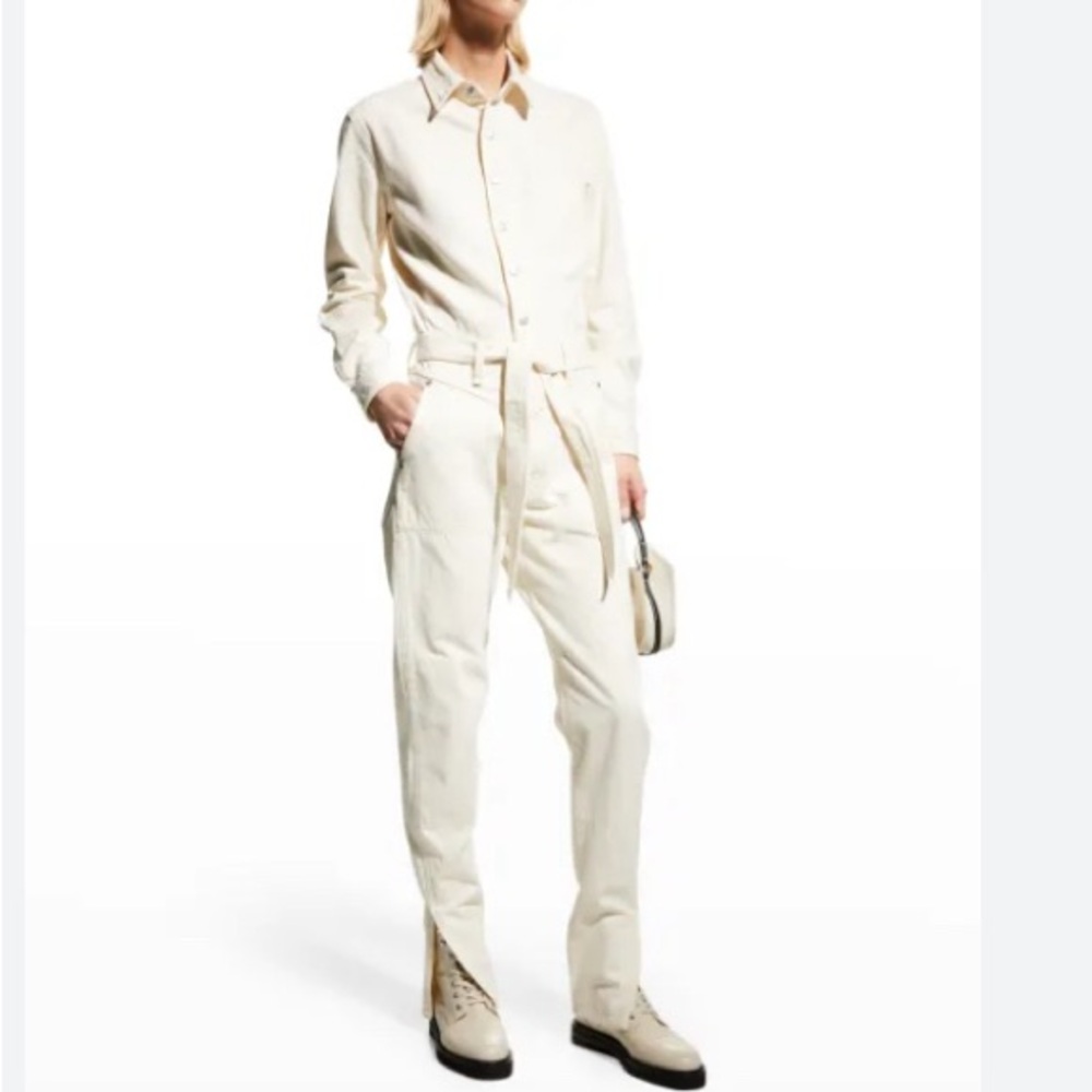 Rag & Bone MIA Jumpsuit in Ecru Size Small NWT